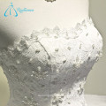 Lace Appliques Strapless Sweetheart Ball Gown Prom Dress For Sale